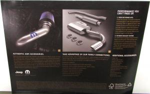 2009 Jeep Patriot Accessories Catalog Sales Brochure Original