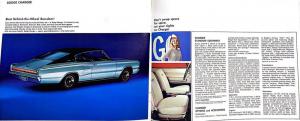 1967 Dodge Rebellion Coronet Charger Dart Full Line Sales Brochure