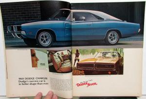 1968 Dodge Charger Coronet Dart Scat Pack Oct 68 News Magazine 1969 New Models