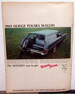 1968 Dodge Charger Coronet Dart Scat Pack Oct 68 News Magazine 1969 New Models