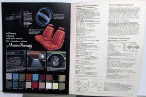 1970 Dodge Dealer Color Prestige Sales Brochure Monaco Options Features