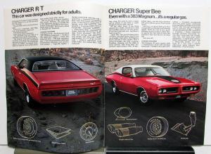 1971 Dodge Dealer Color Sales Brochure Dodge Scat Pack Models Charger Challenger