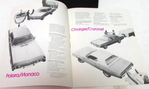 1972 Dodge Dealer Sales Brochure Trailer Towing Requirements Packages