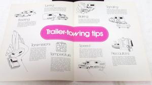 1972 Dodge Dealer Sales Brochure Trailer Towing Requirements Packages