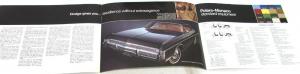 1972 Dodge Dealer Color Sales Brochure Folder Polara Monaco Original