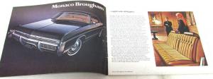 1972 Dodge Canadian Dealer Sales Brochure Full Line Charger Challenger Dart