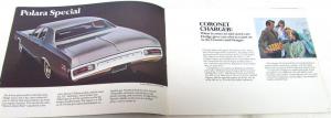 1972 Dodge Canadian Dealer Sales Brochure Full Line Charger Challenger Dart