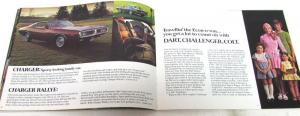 1972 Dodge Canadian Dealer Sales Brochure Full Line Charger Challenger Dart