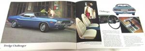 1972 Dodge Canadian Dealer Sales Brochure Full Line Charger Challenger Dart