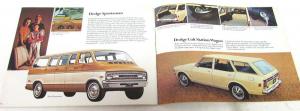 1972 Dodge Canadian Dealer Sales Brochure Full Line Charger Challenger Dart