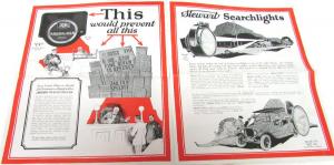 Original 1922 Stewart Accessories For Ford Cars Sales Brochure Lights Horns