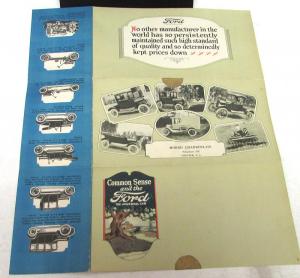 Original 1923 Ford Dealer Color Mailer The Universal Car Sedan Coupe Touring