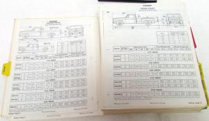 1973 Chevrolet Truck Dealer Data Book Facts Specifications Pickup El Camino HD