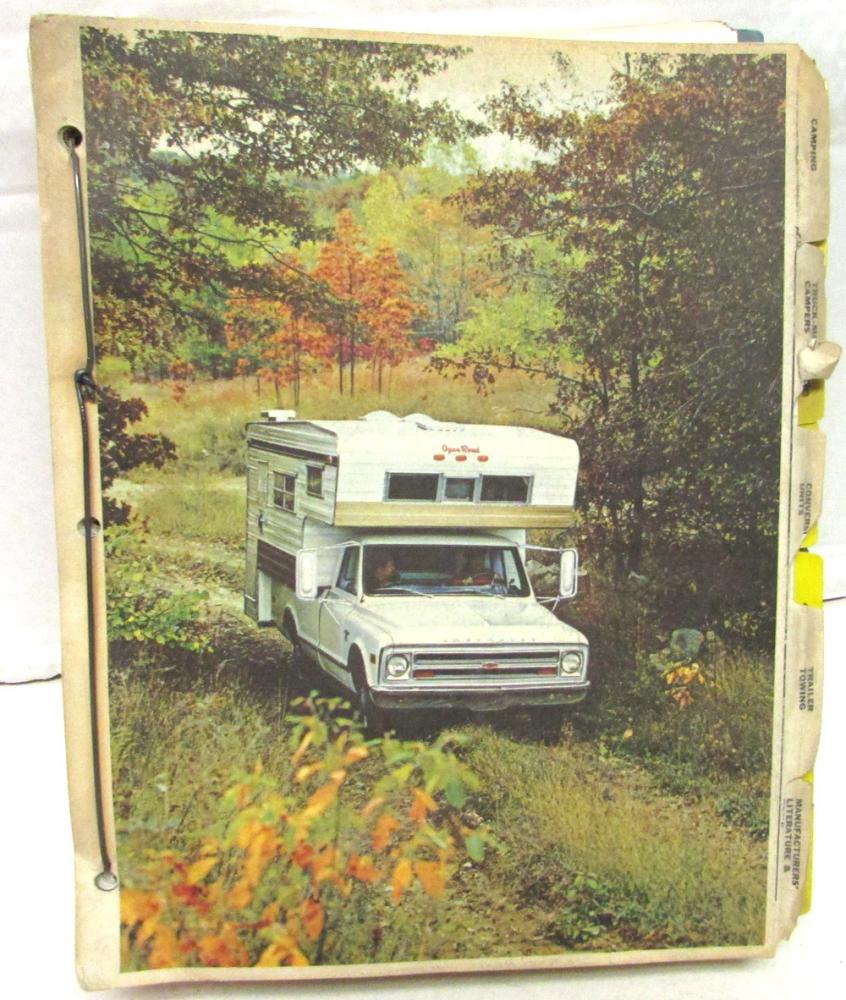 Original 1968 Chevy Truck Data Book Features Specs El Camino Pickup HD Camper