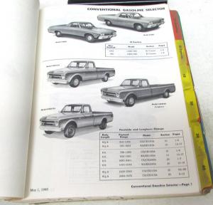 Original 1968 Chevy Truck Data Book Features Specs El Camino Pickup HD Camper