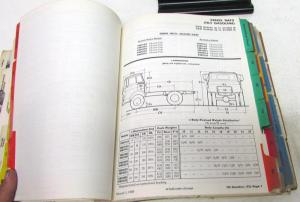 Original 1968 Chevy Truck Data Book Features Specs El Camino Pickup HD Camper