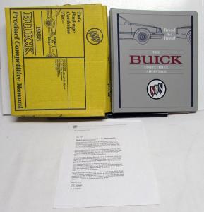 1988 Buick Competitive Product Manual Comparisons Technical Specs Dimensions NIB