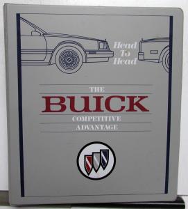 1988 Buick Competitive Product Manual Comparisons Technical Specs Dimensions NIB