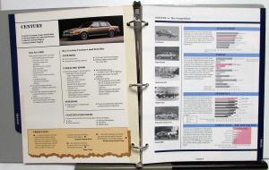 1988 Buick Competitive Product Manual Comparisons Technical Specs Dimensions NIB