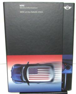 2004 Mini Cooper S Press Kit At NAIAS Sales Brochure CD in Hard Folder Original