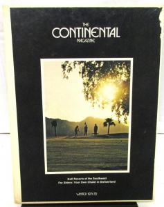 1971 1972 Continental Magazine Winter Vol 12 No 1 Hardback Golfing Skiing Orig