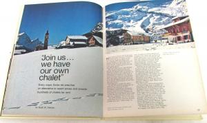 1971 1972 Continental Magazine Winter Vol 12 No 1 Hardback Golfing Skiing Orig