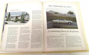 1971 Continental Magazine Vol 11 No 2 Hard Back Book Pantera AD Spring Summer