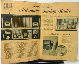 1939 ? Studebaker Champion Accessories Catalog Sales Manual Book Original