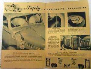 1939 ? Studebaker Champion Accessories Catalog Sales Manual Book Original