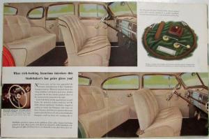 1939 Studebaker Champion Color Sales Brochure Original