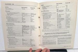 1939 Studebaker Parallels Salesmen Comparison Book Olds Ford Buick Hudson Others