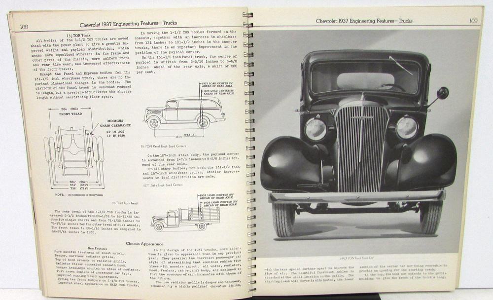 1937 Chevrolet Car & Truck Shop Manual – Detroit Iron Reproduction (Paper)