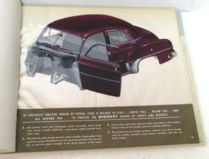 1952 Chevrolet Dealer Engineering Features Album De Luxe Special Sedan Coupe