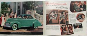 1942 Studebaker Champion Sedan & Coupe Color Sales Brochure Original