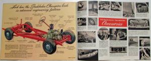 1942 Studebaker Champion Sedan & Coupe Color Sales Brochure Original