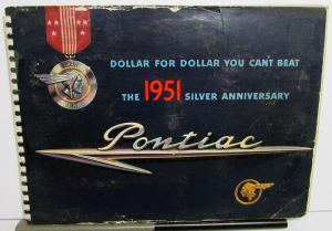1951 Pontiac Dealer Album Catalina Chieftain DeLuxe Streamliner Wagon Coupe