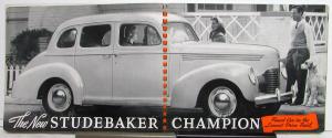 1939 Studebaker Dealer Album The New Champion Models Large Features Options