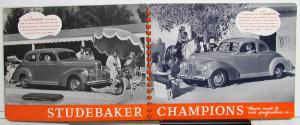 1939 Studebaker Dealer Album The New Champion Models Large Features Options