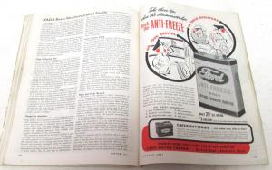 1941 January Issue Motor Auto Magazine Vintage Ads Oldsmobile Studebaker Pontiac