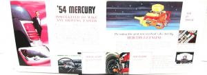 1954 Mercury Custom 2 & 4 Door Sedan Series Canadian Sales Brochure Folder Orig