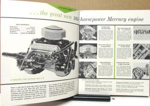 1954 Mercury Quick Facts Monterey & Sun Valley & Custom Sales Brochure Original