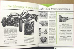 1954 Mercury Quick Facts Monterey & Sun Valley & Custom Sales Brochure Original