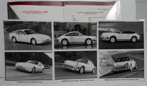 1989 Porsche Press Kit 928 S4 911 Carrera Cabriolet Turbo 930S  944