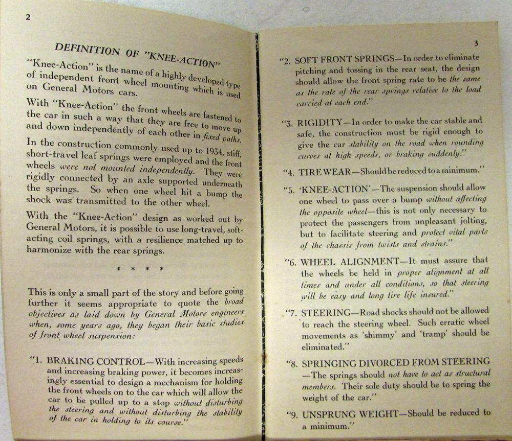 1935 GM Knee Action Suspension Chocks Chevrolet Buick Olds Pontiac