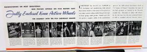 1934 Chevrolet Body By Fisher & Knee Action Wheels Chicago Worlds Fair Brochure
