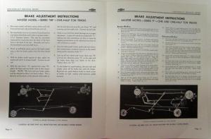 1934 Chevrolet Service News December January Issue Frame Brake Steering & More