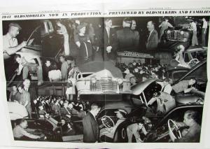 1940 Oldsmobile Oldsmaker News September Vol 3 No 1 Issue Orig Collage Poster