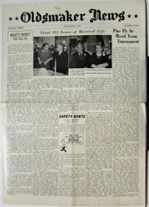 1940 Oldsmobile Oldsmaker News December Vol 3 No 4 Issue Original