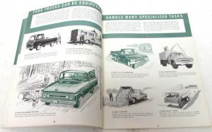 1961 Ford Truck Brochure Farm Work Pickup Ranchero Econoline HD Tractor Original