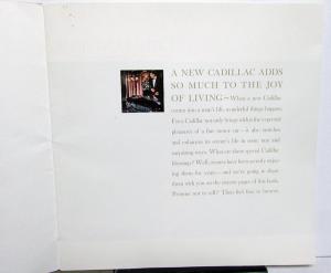 1962 Cadillac Dealer Sales Mailer Brochure Full Line DeVille Eldorado Fleetwood